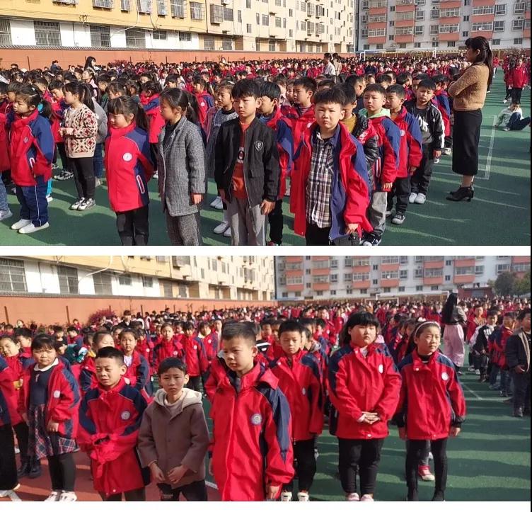 纪念先辈，缅怀先烈——颍州区王店镇中心小学举行升旗仪式