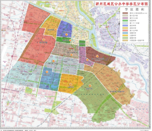 安徽：颍州城区学区高清图