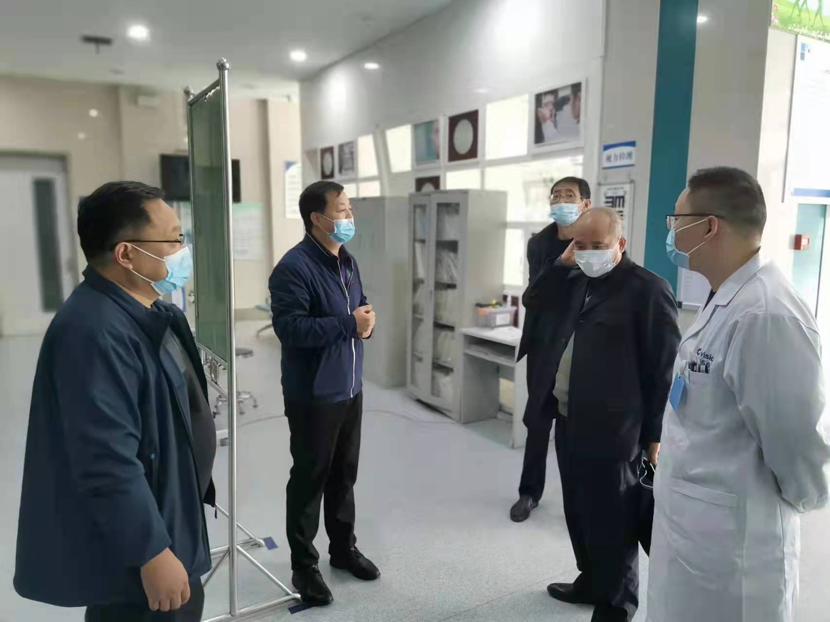 阜阳调研医疗机构 儿童青少年近视防控工作