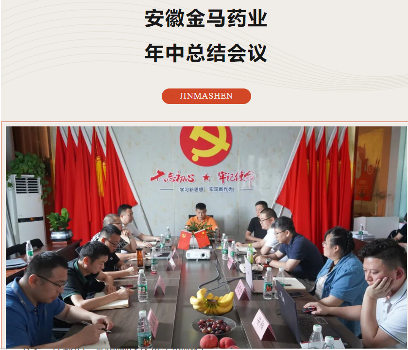 热烈祝贺安徽金马2023各部门上半年总结及下半年工作部署会议圆满完成！ 原创