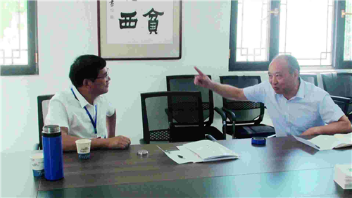 安徽省畜牧总站吴宓一行到霍邱彭塔乡调研指导构树养殖业发展工作