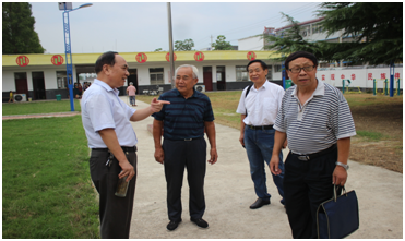 阜阳市老年学会会长王亮远来颍东区考察及调研乡村孝道文化建设