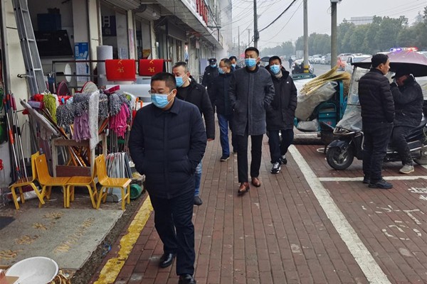 三合镇组织开展禁燃禁放巡查活动