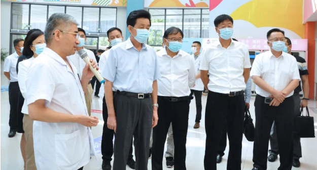 谢广祥率省人大调研组到阜阳市妇女儿童医院调研