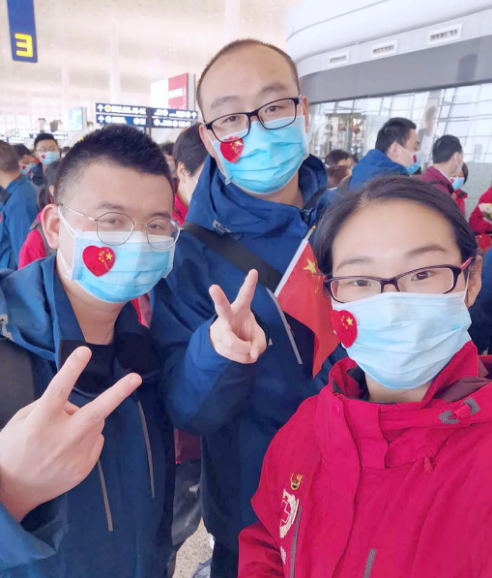 最美的天使真正的英雄:安徽阜阳市人民医院驰援武汉的三名医疗队员平安凯旋！