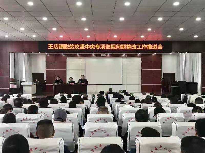 安徽颍州区王店镇召开脱贫攻坚巡视问题整改工作推进会