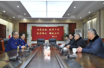 李忠民一行走访慰问市消防救援支队、颍州区公安局等单位