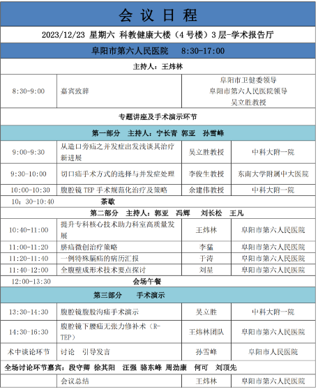 关于举办“腹腔镜疝治疗新进展”市级继教班的通知