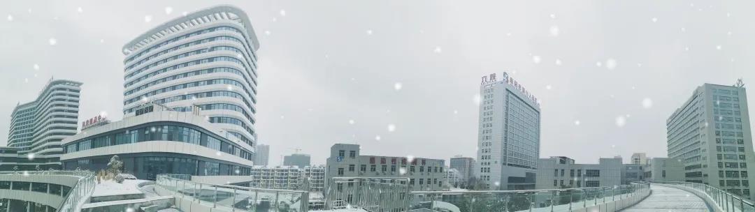 阜阳妇儿保健院职工：元气满满，雪景：美仑美奂！