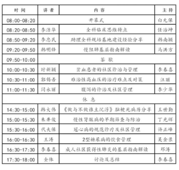 关于举办《全科医学基层常见慢病的诊疗规范学习班》暨首届颍州西湖全科论坛通知