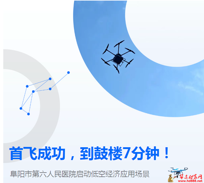 阜阳市首飞成功，到鼓楼7分钟！阜阳市第六人民医院启动低空经济应用场景