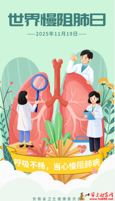 世界慢阻肺日｜警惕这个“沉默的杀手”