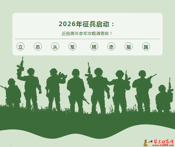 2026年征兵通道今日正式开启！这份近视青年参军攻略请查收！