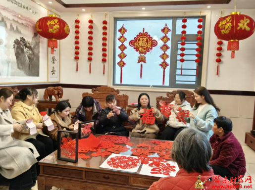 非遗贺新春 品味中国年&mdash;&mdash; 阜南县文旅体局非遗剪纸进农家