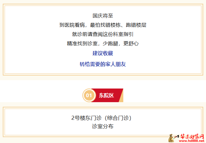 【国庆将至】阜阳六院精准就医不迷路！这份院区导航请收藏